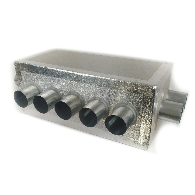 Rozvody vzduchu - Rozdeľovací izolovaný box ALPOX 160-(2-5-2)x75 - EKOLOGICKÝ