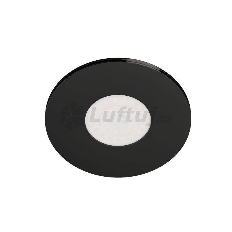 EXPORT - Air diffuser LUFTOMET LUMEN plastic circle black dim