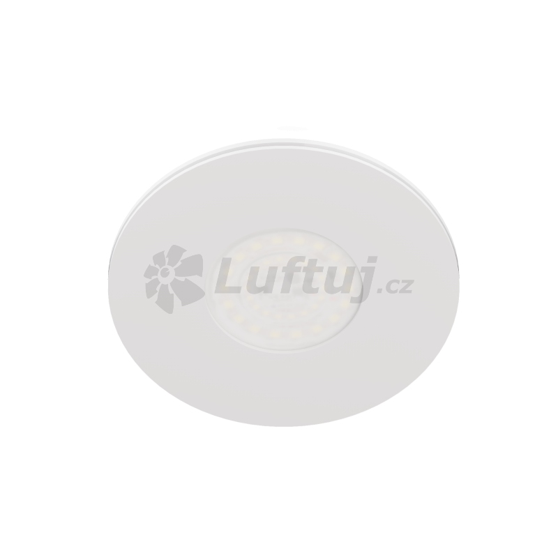 EXPORT - Air diffuser LUFTOMET LUMEN plastic circle white shine