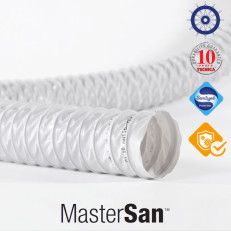 SA10 MasterSan antibakteriální flexibilní potrubí délka 10 m, šedá (100, 125, 150, 160, 200 mm)
