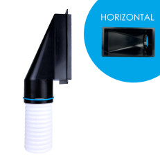 Box LUFTOMET Flat Horizontal vysoký s hrdlom 90 mm