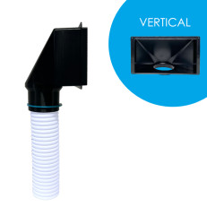 Box LUFTOMET Flat Vertical vysoký s hrdlom 75 mm