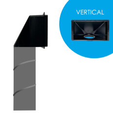 Box LUFTOMET Flat Vertical vysoký s hrdlom 100 mm