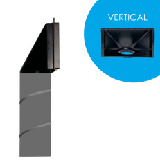 Box LUFTOMET Flat Vertical nízky s hrdlom 100 mm