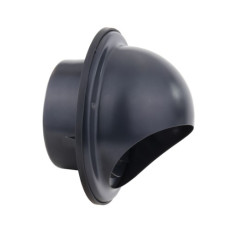 PIS kovová vonkajšia mriežka - ANTRACIT (100, 125, 150, 160, 180, 200) - KMK