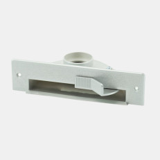 Podlahová štrbinová zásuvka VAC PAN, design nerez, RAL 9007