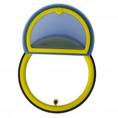 RSKW supertesná spätná klapka kruhová s magnetom - 100, 125, 150, 160 mm