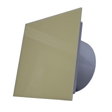 Dizajnový stropný a stenový ventilátor DRIM 100, 125 mm plastový kryt v béžovej farbe matnej farbe